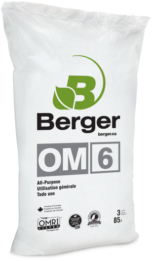 Berger OM6 All Purpose Organic 3.0 Cu. Ft. bag - Soilless Growing Media